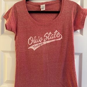 Ohio State Women's Red T-Shirt